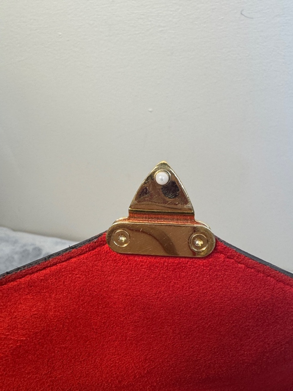 Louis Vuitton Pallas Chain Monogram Red Leather Shoulder Bag - Picture 13 of 17